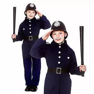 Costume Da Poliziotto Vittoriano Per Bambini, Età 5-10 - Foto 1 di 4