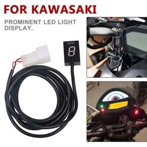 Digital Gear Indicator Green LED for Kawasaki Ninja ER-6F/6N Vulcan Versys Mule - Picture 1 of 8
