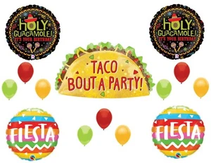 Taco Bout A Party Birthday Party Balloons Decoration Supplies Fiesta Guacamo - Picture 1 of 1