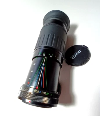 Vivitar 70-210mm 1:4.5-5.6 Macro Focusing Zoom Lens for Canon FD Serial #9007989 - Image 1 of 4