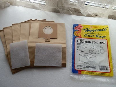 5 x Electrolux Bags & Filters E59 & U59 The Boss Range B3300, B3306, B3310 Etc  - Image 1 of 4