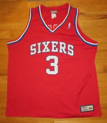 Hardwood Classics ALLEN IVERSON No 3 PHILADELPHIA 76ers (2XL) Basketball Jersey - Image 1 of 4