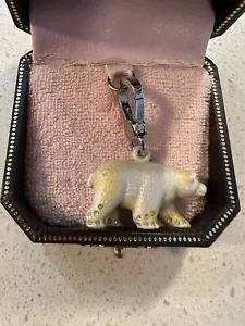 NWT Juicy Couture 2009 Silver Polar Bear with crystals in original box #YJRU4583 - Picture 1 of 13