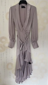 Vestido midi envolvente de seda Zimmermann talla 1 - Imagen 1 de 6