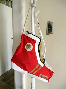 Vintage 80’s San Francisco 49ers Shoe Shaped Gym / Tote Bag - Picture 1 of 10