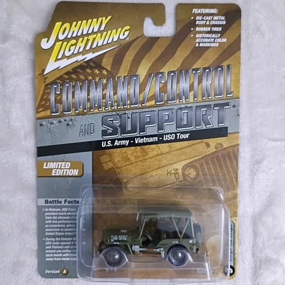 Johnny Lightning Willys MB Jeep Army Military Command Control - Version A - NEW - Image 1 of 2