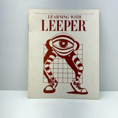 Vtg Commodore 1983 Learning With Leeper Educational c-64 Sierra Manual ONLY - Image 1 of 4