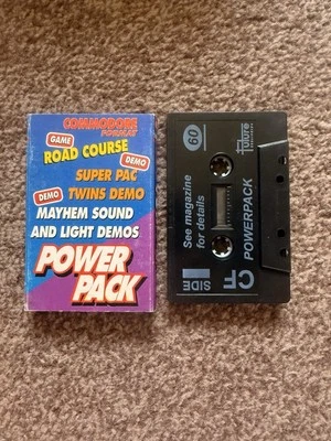 Power Pack C64 Commodore 64 Game Tape 60 Tested See Pic Rare - Image 1 of 4