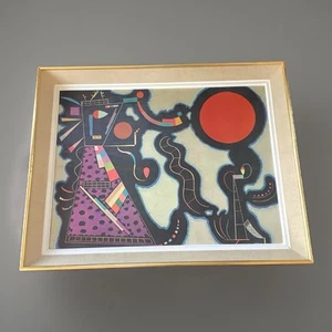 Gemälde Der Rote Kreis - Wassili Kandinsky gerahmte Reproduktion  - Bild 1 von 11