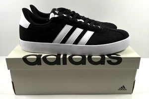 Adidas VL Court 3.0 Zapatos Para Hombres 13 Negro/Blanco Parte Superior Baja Tenis Patín ID6278 - Imagen 1 de 10