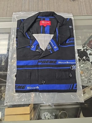 Новый!! Полосатая гоночная рубашка 2018 Supreme размер средний  - Изображение 1 из 4