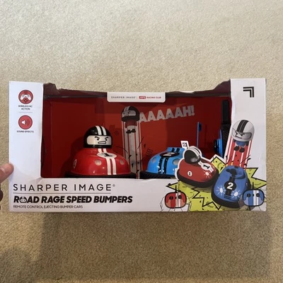 Sharper Image Road Rage RC Speed Ejecting Bumper Cars - Missing Parts - Image 1 of 4