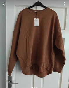 River Island Oversized Jumper Sweatshirt Size X-Small - Picture 1 of 3
