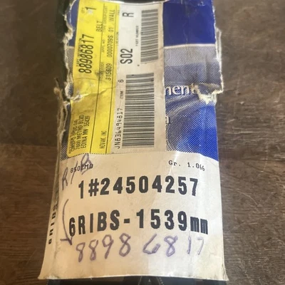 Nuevo de Lote Antiguo Genuino GM Buick Oldsmobile Pontiac Riviera Cinturón Serpentine 88986817 Foto 1 de 4