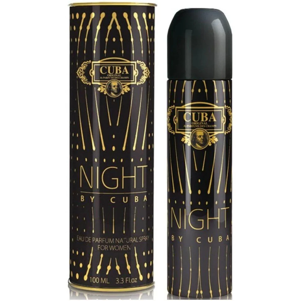 Perfume Cuba Night by Cuba para mujer EDP 3.3 / 3.4 oz nuevo en lata Foto 1 de 1