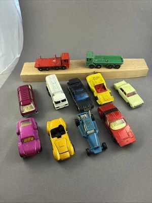 Vintage Matchbox Lot Of 11 Cars-  Guy Tanker Exxon In Great Britain & More - Image 1 of 4