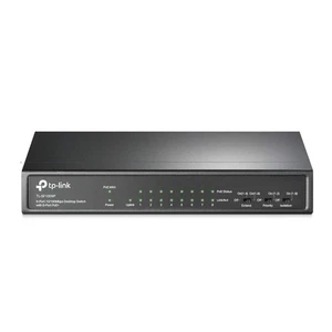TL-Link TL-SF1009P 9-Port 10/100Mbps Desktop Switch with 8-Port PoE+, Plug and p - Picture 1 of 7