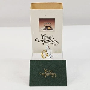 Swarovski Crystal Memories Iron Figurine With Box Vintage Miniature - Picture 1 of 10
