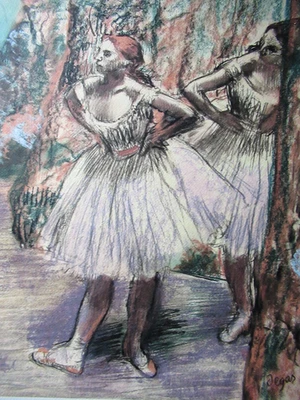 EDGAR DEGAS: Schöne Lithographie limitiert auf 300 Exemplare, signiert, 50/70cm - Bild 1 von 4