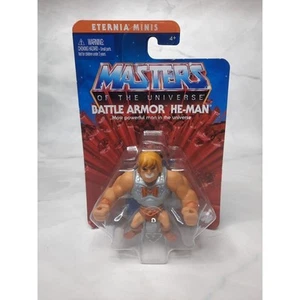 MATTEL Masters Of The Universe Battle Armor He-Man Figure Eternia Minis 2 Inch - Picture 1 of 4