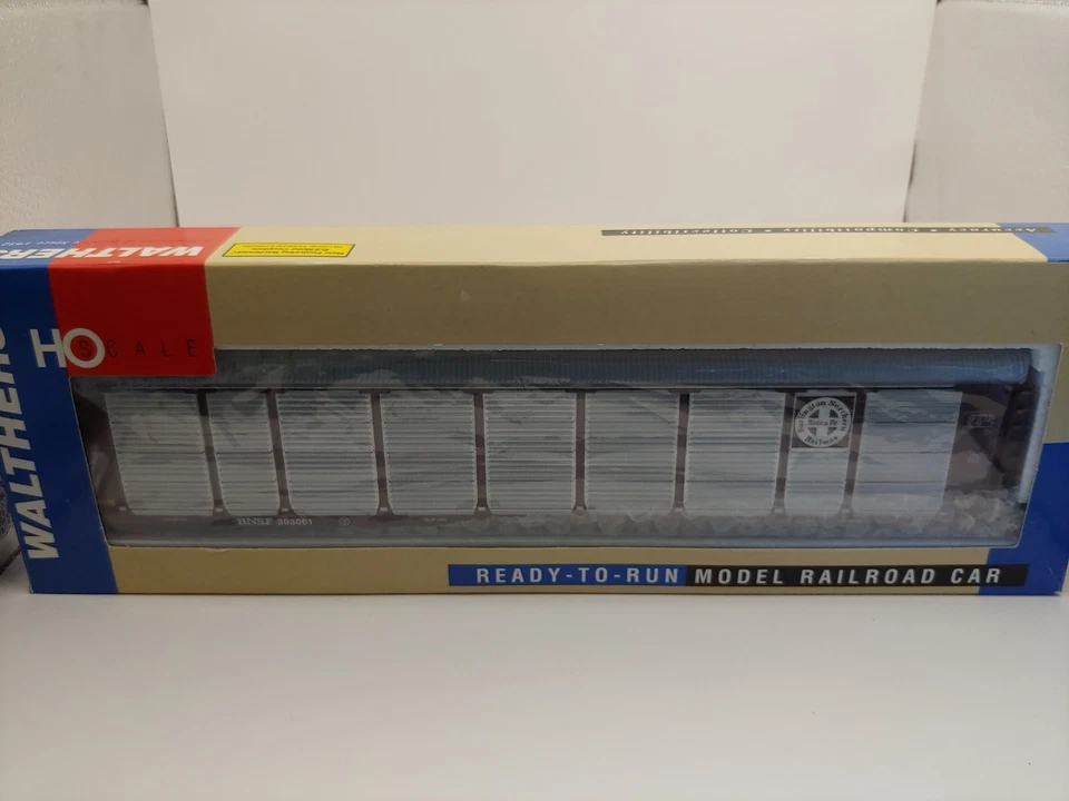 Walthers 932-4856 Thrall 89' Tri-level Auto Carrier BNSF 303061