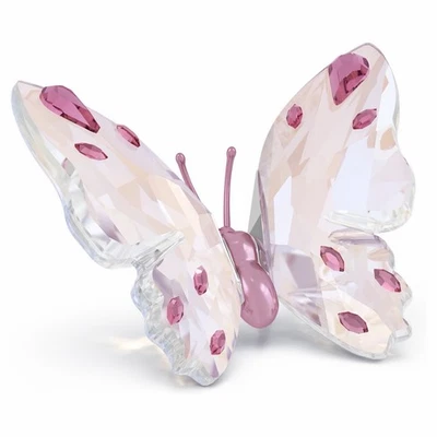 SWAROVSKI CRYSTAL Figurine Paradise Idyllia Butterfly Shimmer Pink 5691959 NEW - Image 1 of 4