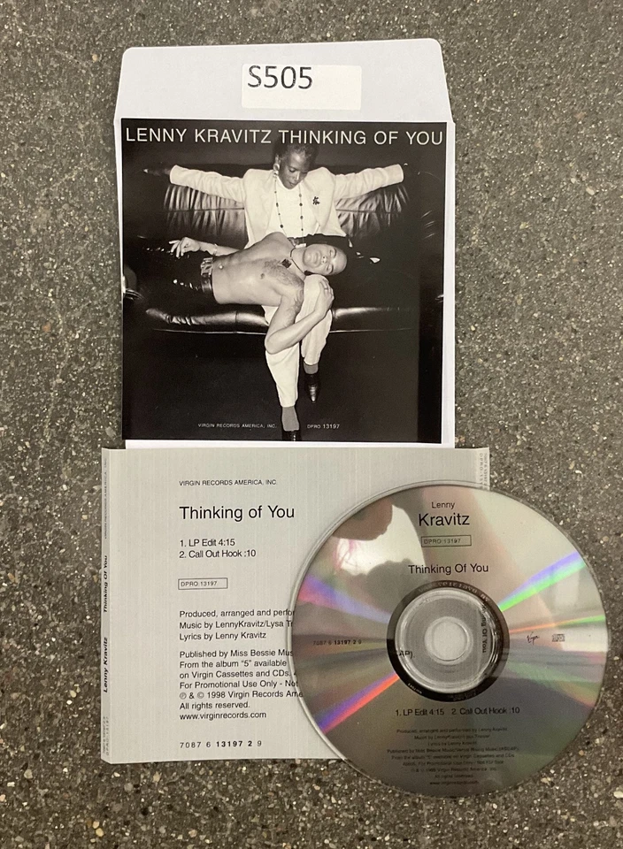 Lenny Kravitz Thinking Of You CD 1998 No Case #S505 Foto 1 de 1