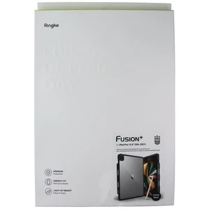 Ringke Fusion+ Series Case for Apple iPad Pro 12.9in (5th Gen, 2021) - Clear/Blk - Picture 1 of 2