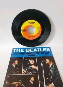 THE BEATLES Paperback Writer/Rain 7" 45RPM Capitol 5651 W Picture Sleeve RARE - Picture 1 of 8