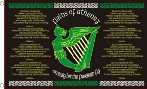 CAMPOS DE ATENIA Irlanda Eire Irlandés 5x3 pies BANDERA 150cm x 90cm - Imagen 1 de 1
