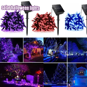 Solar Christmas String Lights Waterproof Fairy Lights for Garden,Patio,Wedding - Picture 1 of 34