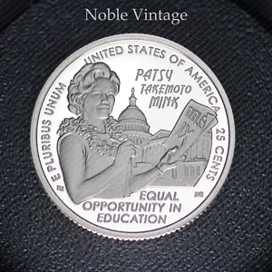 2024 S Proof Honorable Patsy Takemoto Mink Quarter - AWQ -From a Clad Proof Set - Picture 1 of 2