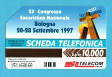 SCHEDA TELEFONICA-23° CONGRESSO EUCARISTICO 1997-TELECOM-C&C 2730-GOLDEN 656-USA