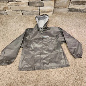 Frogg Toggs Jacket Men's L/XL Outdoor Hunting Fishing Gray Rain - Picture 1 of 6
