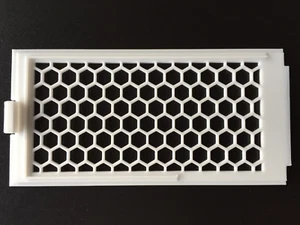 Neue belüftete Amiga 1200 weiße Falltür Memory untere Abdeckung Waben HQ 681 - Bild 1 von 5