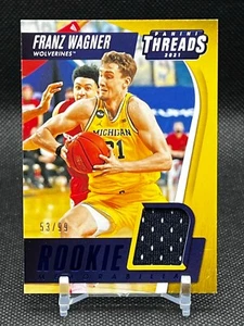 2021 Chronicles Draft Picks Franz Wagner #TRM-FW Threads RC Memorabilia BLUE /99 - Picture 1 of 2