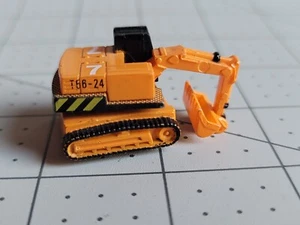 Micro Machines Orange and Black Excavator Digger (Black Cab) T56-24 - Picture 1 of 4