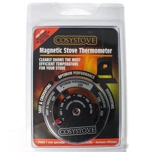 Magnetic Heat Powered stove Fan Temperature Gauge - Stove Thermometer - Picture 1 of 3