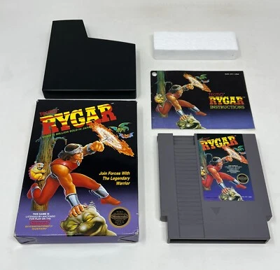 NES Nintendo - Rygar (Carrito de 5 Tornillos) CIB Completo en Caja con Manual - Probado TECMO Foto 1 de 4