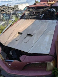 1987-1988 Ford Turbo Coupe Thunderbird Dual Scoop Hood Gold - Picture 1 of 8