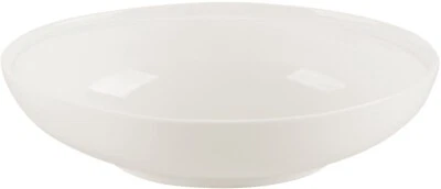 9" Pescara White Porcelain Dinner Bowl Set of 4 - Image 1 of 2