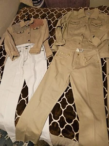 DG2 by Diane Gilman 2 denim jackets, large & 2 pair of pants, 10 barely worn - Picture 1 of 15