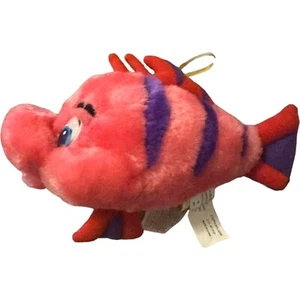 Goffa Clown Fish Purple Pink Hair Plush Stuffed Animal Circus Style Vintage HTF - Picture 1 of 13
