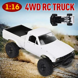 Camion radiocomandato bianco scala 1/16 C24-1 4x4 4x4 cingolato pickup fuoristrada RTR RC auto - Foto 1 di 18