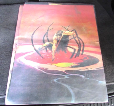 Impresión litográfica de colección Frank Frazetta "Spider & Man" Foto 1 de 4