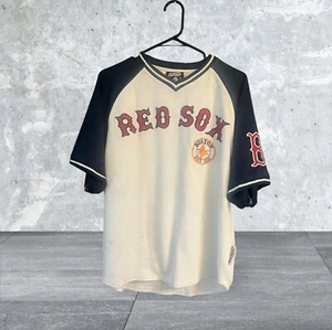 Boston Red Sox Stitches Short Sleeve pullover Jersey Men's  Medium Embroidered - Picture 1 of 7