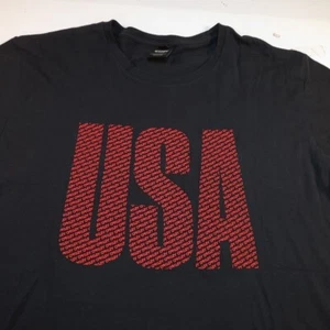 OAKLEY Custom Fit USA UNITED STATES AMERICA TEE T SHIRT Mens XL Black  - Picture 1 of 5