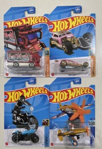NEW 2023 Hot Wheels Treasure Hunt Raijin Express Surf Crate BMW R9T Lot of 4 - Picture 1 of 6