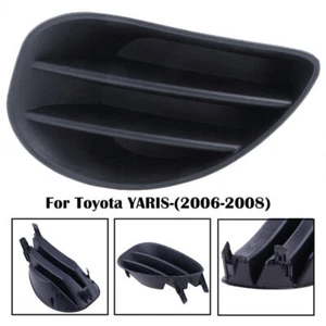 Left Driver Side Fog Light Lamp Cover For 2007-2008 Toyota Yaris Hatchback Lower - Foto 1 di 7