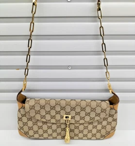 Gucci Dionysus Tiger Chain Shoulder Bag Tiger Head GG Canvas 001 4113 - Picture 1 of 13